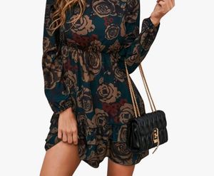 Chic Floral Midi Dress
