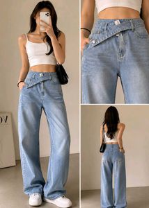 Savana Women’s Light Blue Wide-Leg Jeans