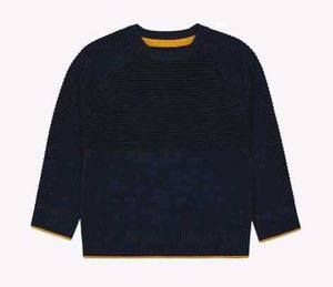 Mothercare Boys Navy Textured Cotton Sweater