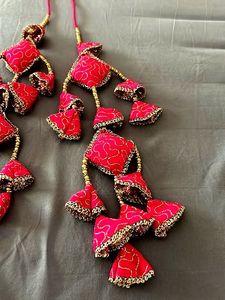 Pink Latkan Embellishments tassels