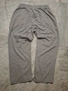 grey baggy nobero sweats with green lining