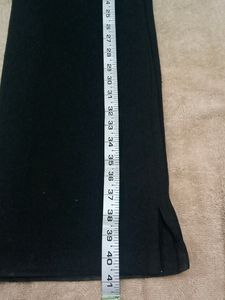 Black Cotton Trouser