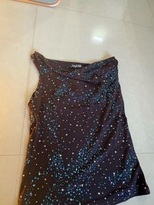 Stylish Ruched Berry Top