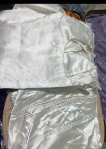Elegant White Farsi salwar Suit