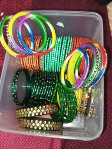 Beautiful Set of Glass Bangles