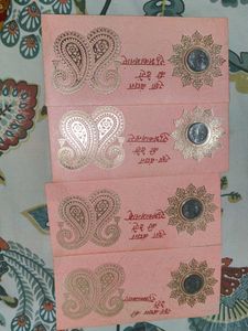 Raksha Bandhan Coin Envelope(set of 4)