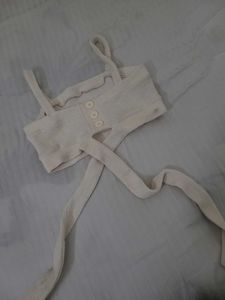 Cute Cream Crop Top