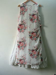 Floral Print Sleeveless Dress