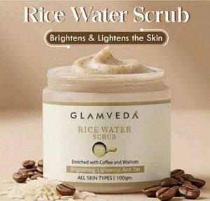 Glamveda Rice Water Scrub