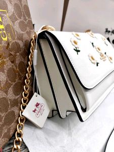COACH* *KLARE CROSSBODY BAG* In Chalk White, Detai