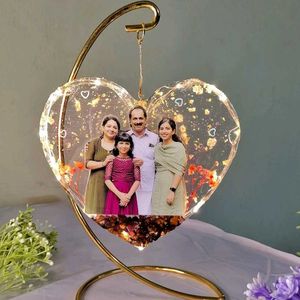 Heart Photo Frame with Lights