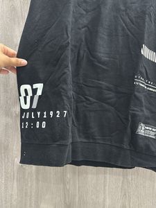 Black Graphic Hoodie Dress