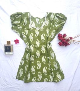 Paisley print corset kurti 🫶🏻