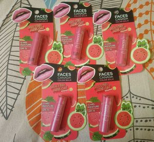 FACES CANADA Water Melon Color Balm pack of 5
