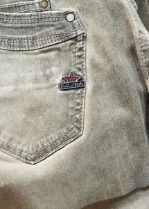 Y2k Olive Button-Up Jeans