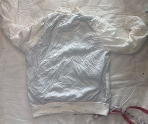ZARA Men's White Bomber Jacket