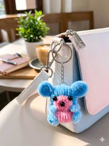 Cute Teddy Bear Keychain