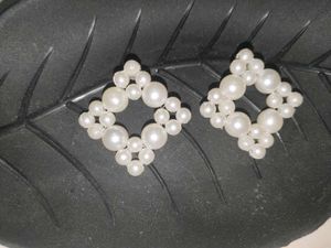 Stylish Pearl Studded Earrings