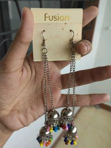 Fusion Jhumka Earrings