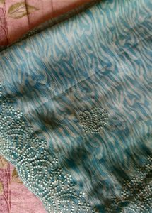 Skyblue  New Saree