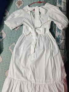Elegant White Midi Dress