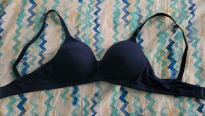Navy Blue lightly Padded Bra