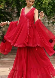 Elegant Magenta Kurta Set with Dupatta