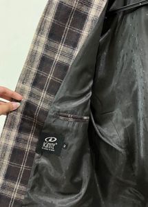 Men's Checked Ethnic Jacket
