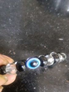 Elegant Black and Clear Beaded Bracelet