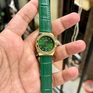 Omega Constellation Watch - Emerald Green PREMIUM