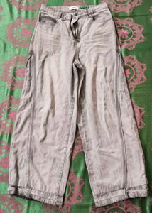 Stylish Wide Leg Light Wash Jeans