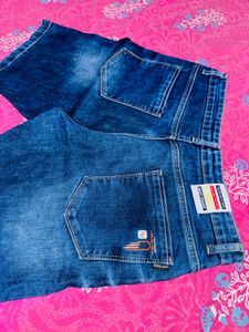 Stylish Blue Denim Shorts