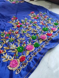 Maggam work Unstitched Blouse Piece