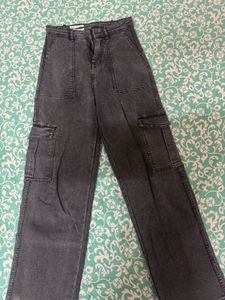 Stylish Grey Cargo Pants