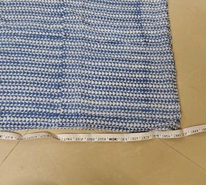 Blue &amp; White Block Print Scarf