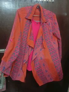 Vibrant Printed Bohemian Kimono Jacket