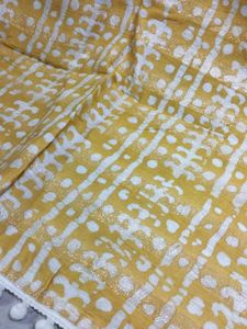 Yellow Printed Dupatta