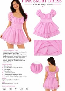 Pink Skort Dress – Brand New, Never Worn
