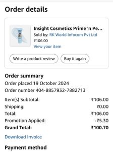 Insight Cosmetics Primer &amp; Highlighter Set