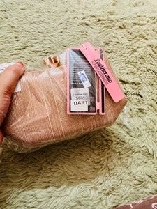 Elegant Rose Gold Clutch Bag