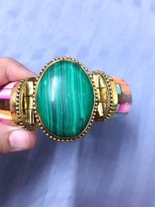 Gemstone Bone Mosiac Multicolour Bangl