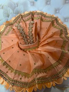 Laddu Gopal Handmade Fancy Dress Fabric Cotton