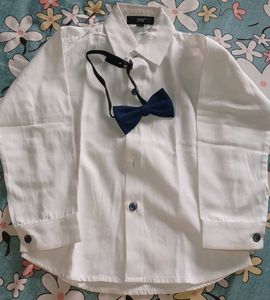 3 Pics Suit With Boo For Boys Nd Yellow Kurta
