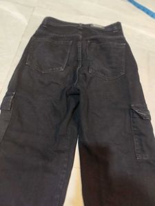 Black baggy cargo Pants