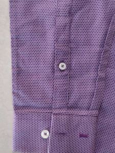 BASICS Purple Button-Down Shirt