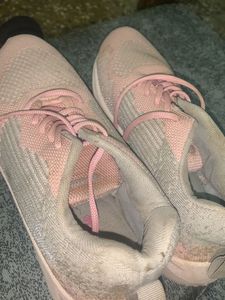 Pink &amp; Gray Athletic Sneakers