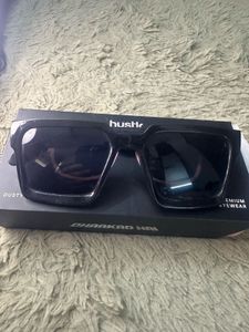Vintage Unisex Stylish Black Square Sunglasses