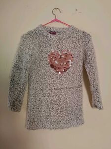Beautiful Swetar and dress For 8-10 Years Old
