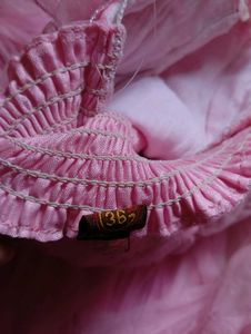 Beautiful Pink Ruffled Party Dress