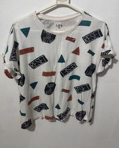 Graphic Print Oversized T-Shirt